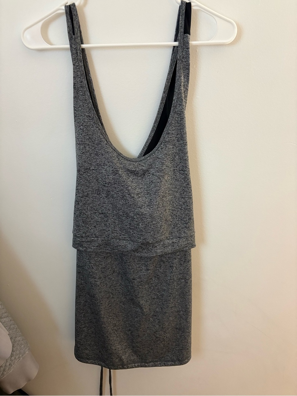 Latched Mama Heather Gray Nursing Sport Tank Top